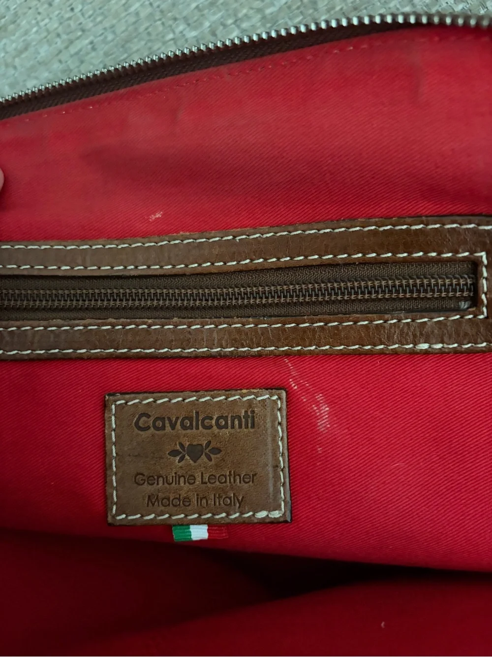 Polished Brown Leather Dome Satchel - Women